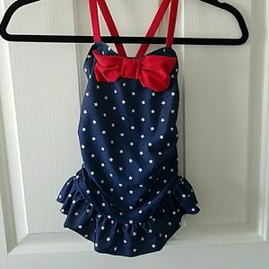 Gymboree 5t Red White & Blue Bathing Suit
